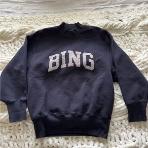 Anine Bing Dark Blue Sweatshirt
